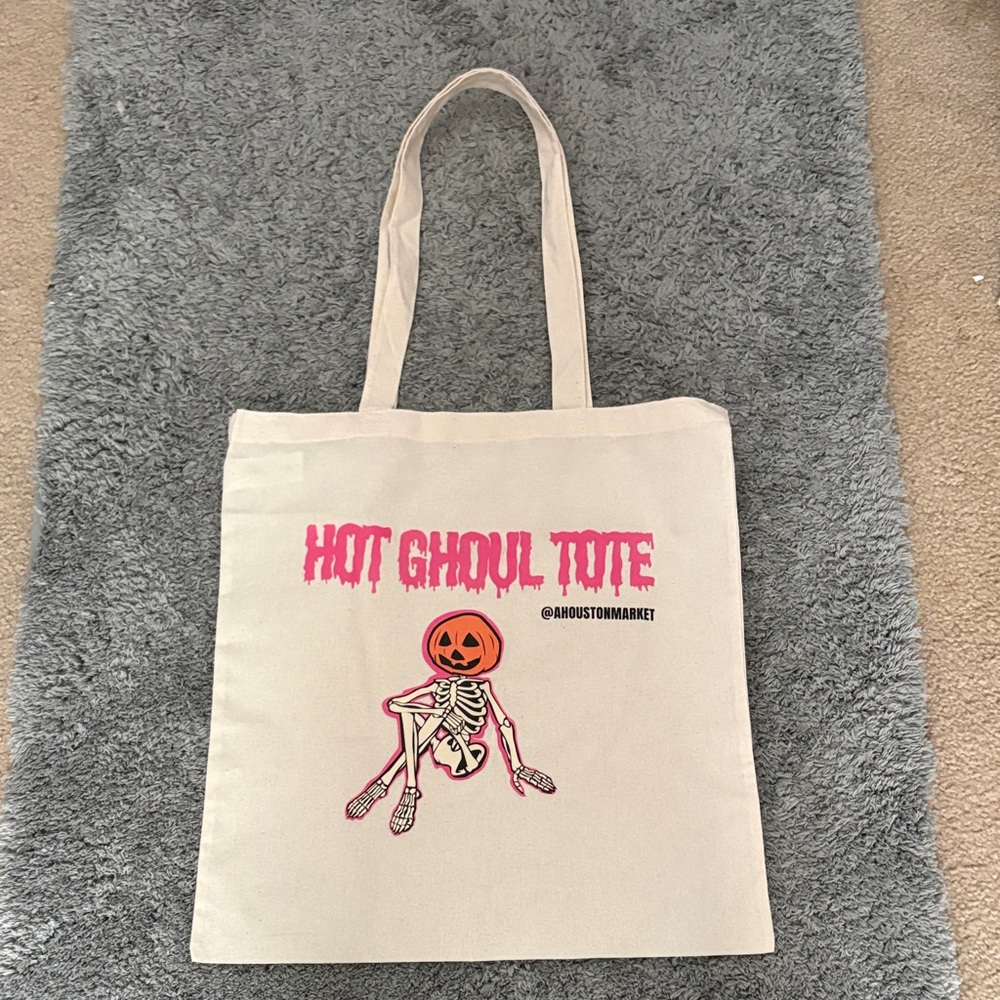 Hot Ghoul Tote Bag - Cream